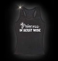 Tank Top - Princess in Beast Mode 2014 Black за хранителни режими