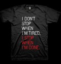 I Stop When I'm Done за хранителни режими