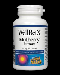 Natural Factors WellBetX Mulberry Extract 100 mg