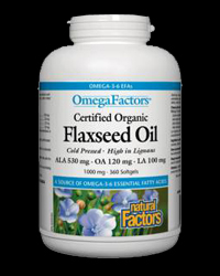 Certified Organic Flaxseed Oil pro diety