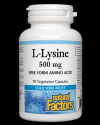 Natural Factors L-Lysine 500 mg