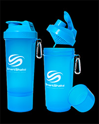 2Go Smart Shaker Slim | Neon Blue за хранителни режими