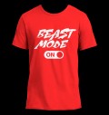 T-Shirt Beast Mode ON / Red за хранителни режими
