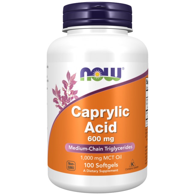 Caprylic Acid 600 mg от NOW Foods