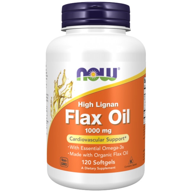 NOW Foods Flax Oil (High Lignan) 1000 mg