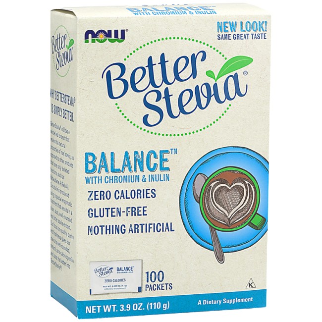 NOW Foods Better Stevia® Balance™ | with Chromium &amp; Inulin