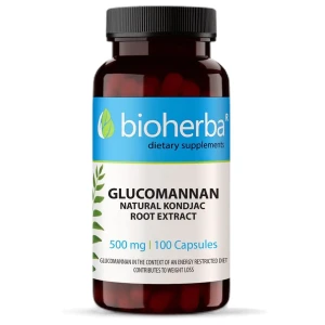 Glucomannan Natural Konjack Root Extract 560 mg за хранителни режими