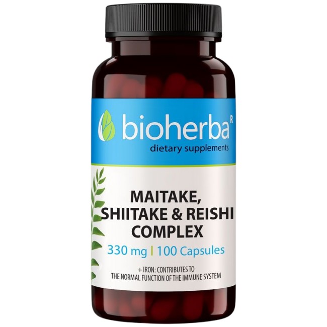 Bioherba Maitake, Shiitake, Reishi Complex 380 mg