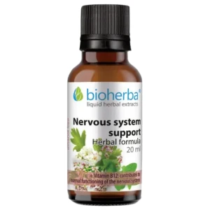 Nervous System Support | Tincture Mint, Hawthorn, Valerian за хранителни режими