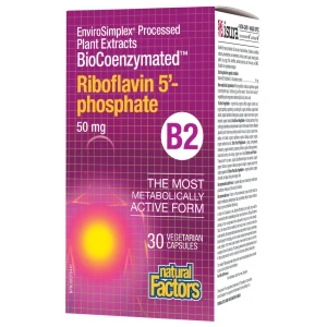 BioCoenzymated Riboflavin 5 Phosphate B2 50 mg pro diety