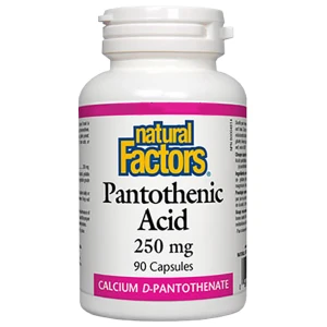 Pantothenic Acid 250 mg pro diety