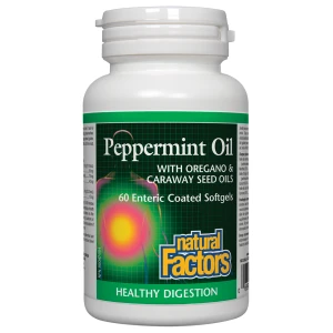 Peppermint Oil with Oregano &amp; Caraway Seed Oils 200 mg за хранителни режими
