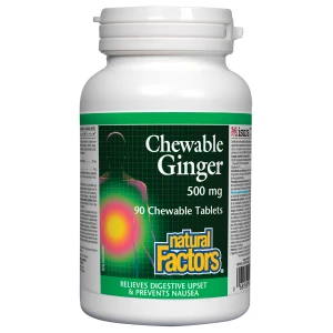 Chewable Ginger 500 mg pro diety