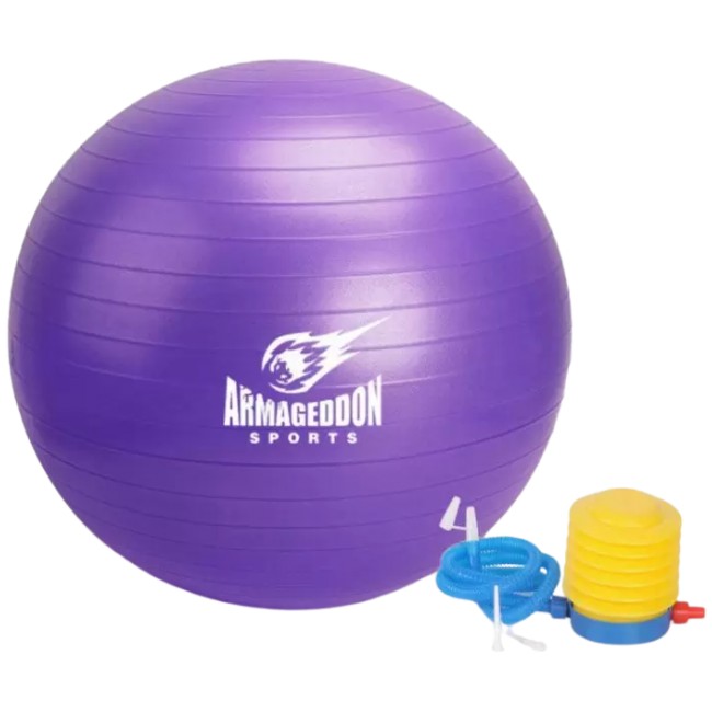 Armageddon Sports Gymnastic Ball With a Pump 65 cm / Gimnastička Lopta s Pumpom 65 cm