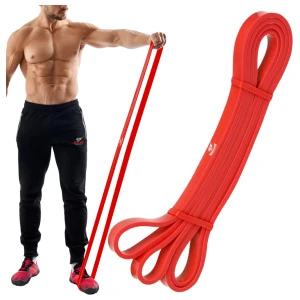 Ластична лента за упражнения Червен / Resistance Band Red за хранителни режими