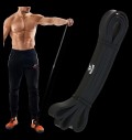 Ластична лента за упражнения Черен / Resistance Band Black за хранителни режими
