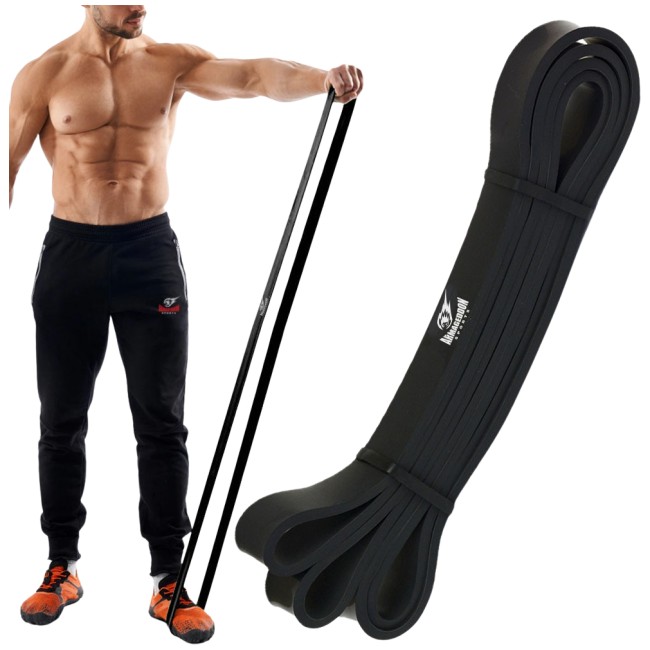 Armageddon Sports Elastična traka za vježbanje Crna / Resistance Band Black
