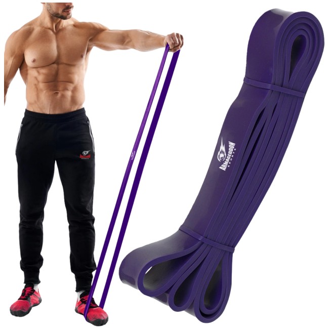 Armageddon Sports Elastična traka za vježbanje Ljubičasta / Resistance Band Purple