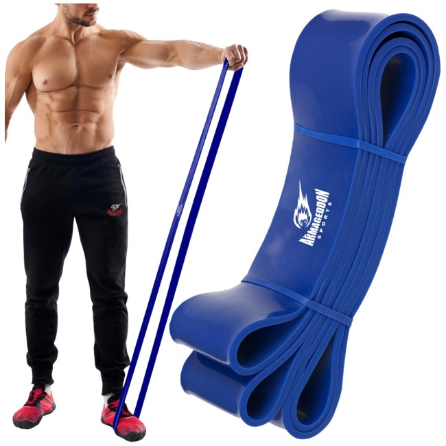 Armageddon Sports Elastična traka za vježbanje Plava / Resistance Band Blue