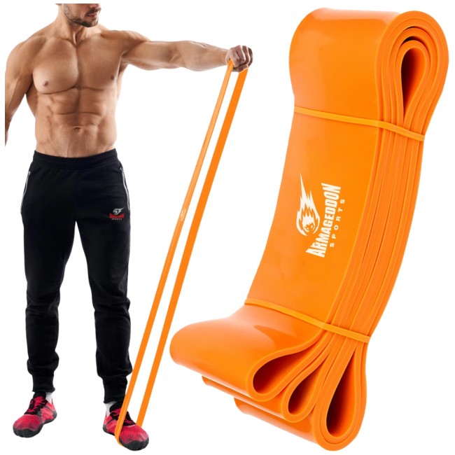 Armageddon Sports Elastična traka za vježbanje Narančasta / Resistance Band Orange