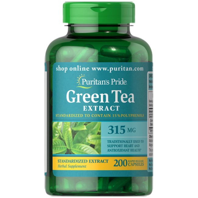 Green Tea Standardized Extract 315 mg от Puritan's Pride