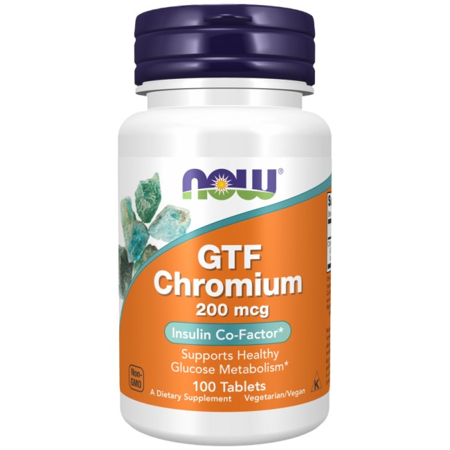 NOW Foods GTF Chromium 200 mcg