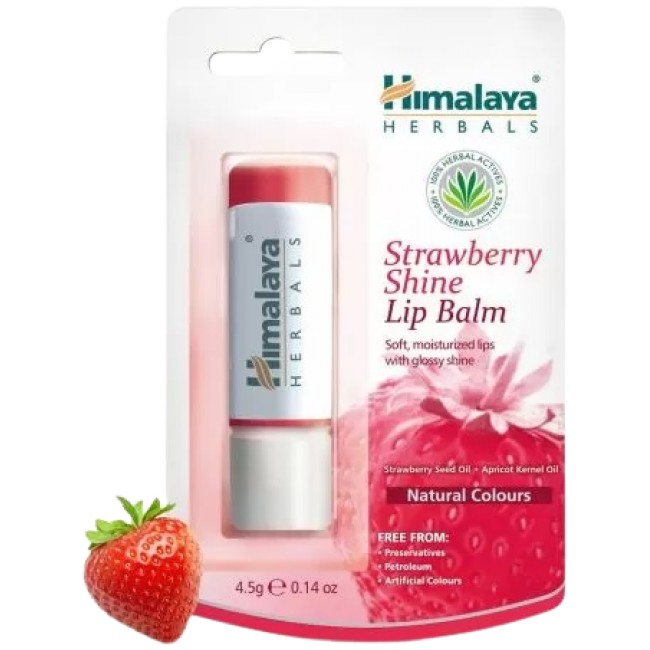 Himalaya Herbals Strawberry Shine Lip Balm / Balzam za usne Jagodni sjaj