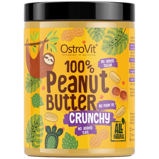 OstroVit 100% Peanut Butter Crunchy