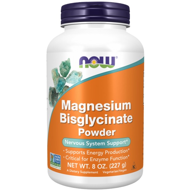 Magnesium Bisglycinate Powder от NOW Foods