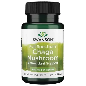 Full Spectrum Chaga Mushroom 400 mg за хранителни режими