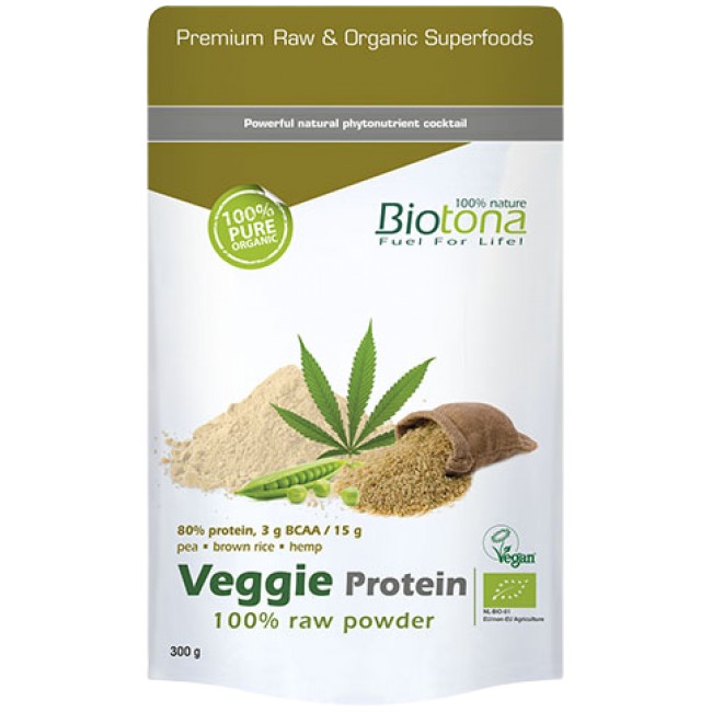 Biotona Veggie Protein 100% Raw Powder