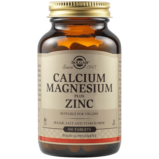 Solgar Calcium Magnesium Plus Zinc