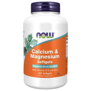 Calcium &amp; Magnesium Softgels / with Vit D and Zinc за хранителни режими
