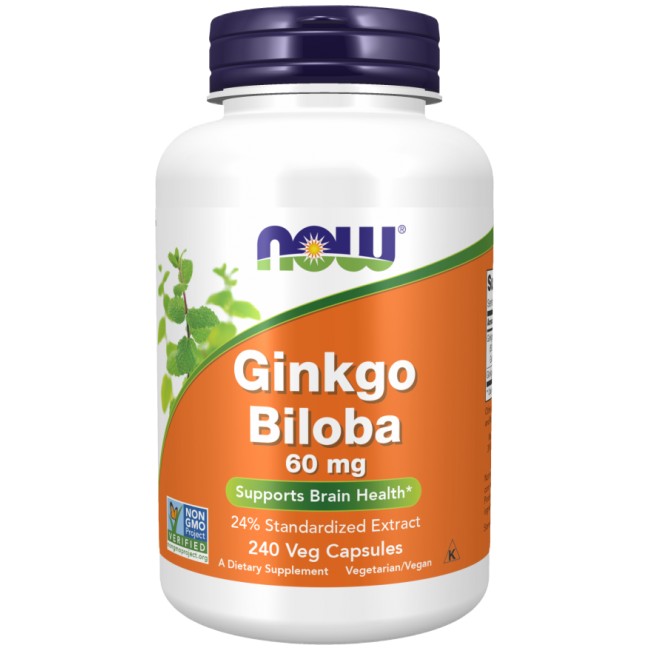 NOW Foods Ginkgo Biloba 60 mg