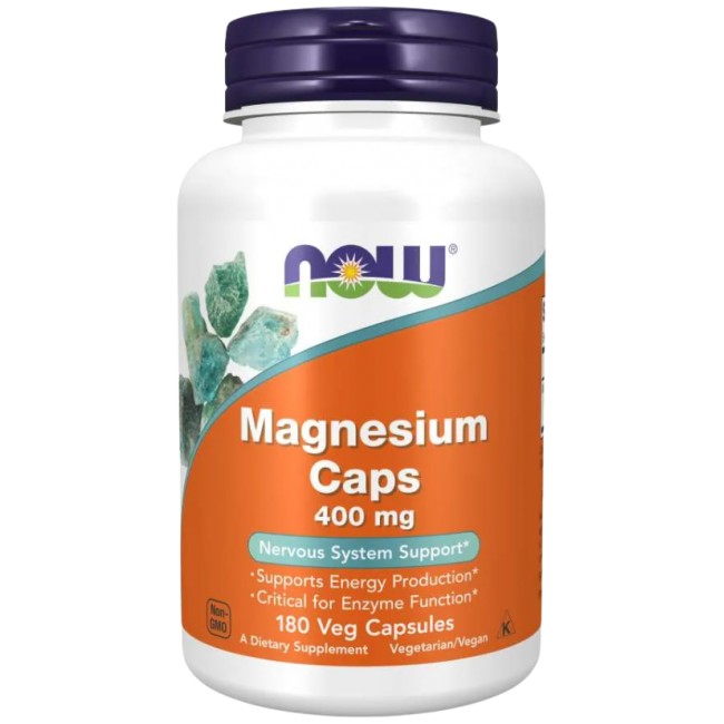 NOW Foods Magnesium Caps 400 mg