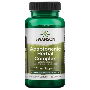 Adaptogenic Herbal Complex | with Rhodiola Ashwagandha Ginseng за хранителни режими