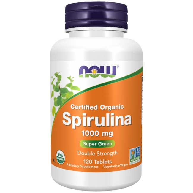 Spirulina 1000 mg от NOW Foods