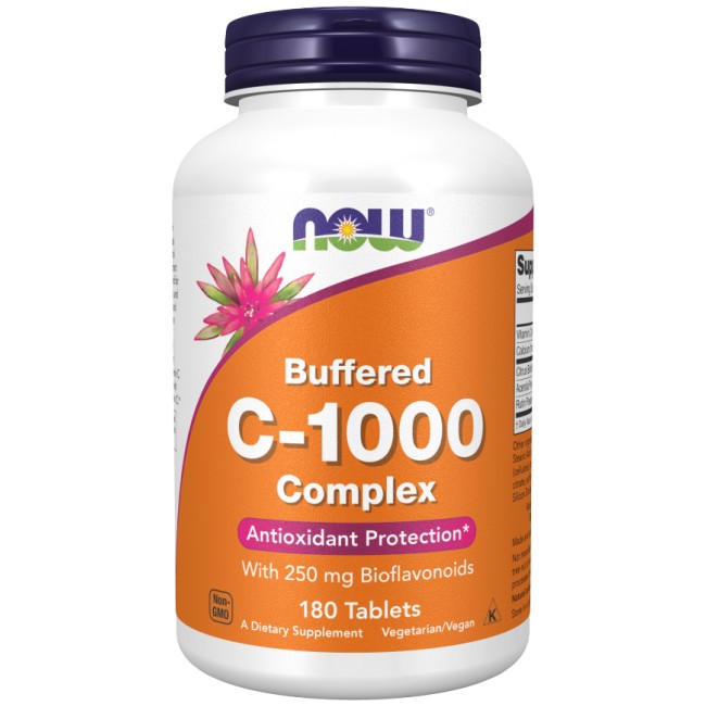 Vitamin C-1000 Complex - Buffered with 250 mg Bioflavonoids от NOW Foods