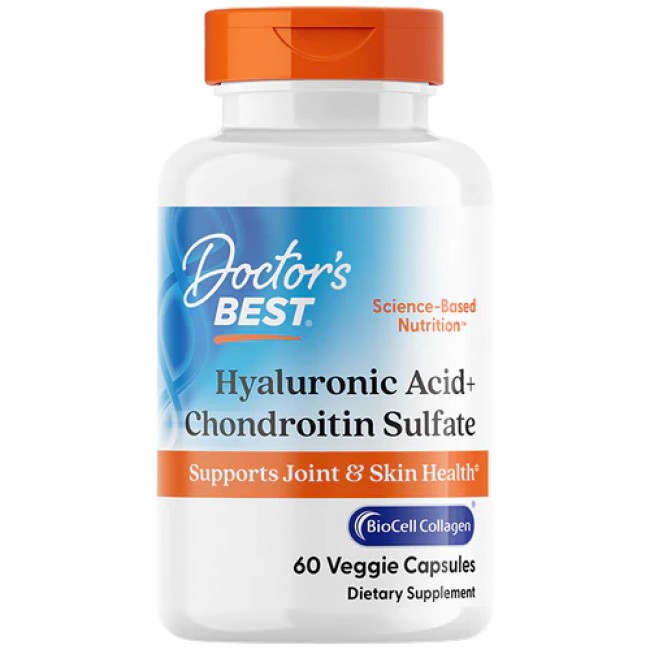 BEST Hyaluronic Acid + Chondroitin Sulfate / with BioCell Collagen от Doctor's Best