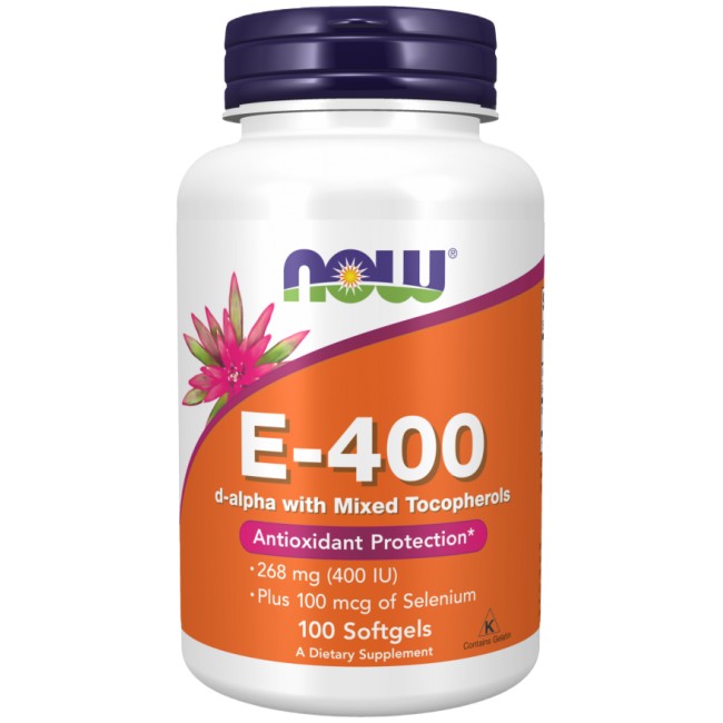 NOW Foods Vitamin E-400 + Selenium