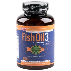 Fish Oil 3 + Vitamin E 1000 mg pro diety