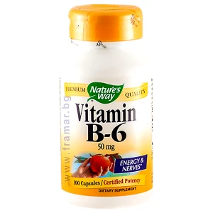 Vitamin B-6 50 mg за хранителни режими
