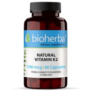 Natural Vitamin K2 100 mcg за хранителни режими