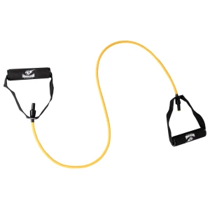 Фитнес Ластик за Тренировка с Ръкохватки - 5 kg ( Жълт) / Fitness Band with Grips - 5kg за хранителни режими