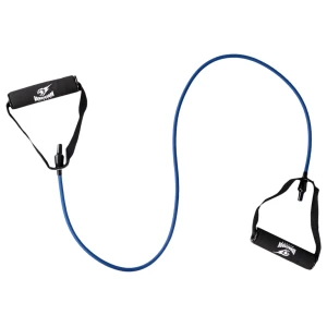 Фитнес Ластик за Тренировка с Ръкохватки - 10 kg (Син) / Fitness Band with Grips - 10 kg за хранителни режими