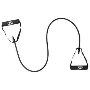 Фитнес Ластик за Тренировка с Ръкохватки - 20 kg (Черен) / Fitness Band with Grips - 20 kg за хранителни режими
