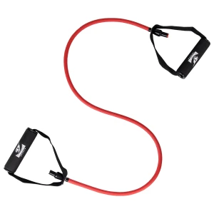 Фитнес Ластик за Тренировка с Ръкохватки - 25 kg (Червен)/ Fitness Band with Grips - 25 kg за хранителни режими