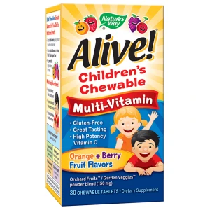 Alive! Children's Chewable Multi-Vitamin Tablets за хранителни режими