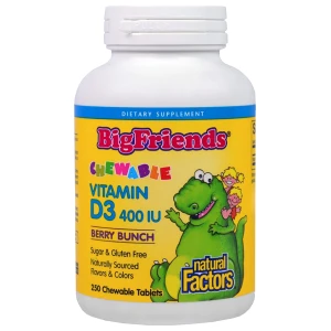 BigFriends Vitamin D3 for Kids 400 IU за хранителни режими