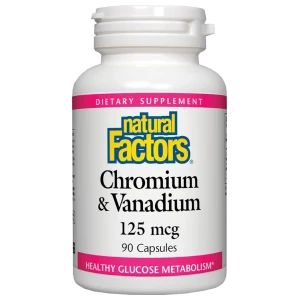 Chromium and Vanadium 125 mcg pro diety